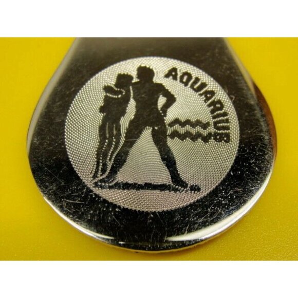 Dante Money Clip Aquarius Stainless Steel Wallet Credit Card Cash ID Holder - Picture 3 of 7